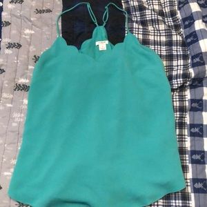 J crew scallop tank
